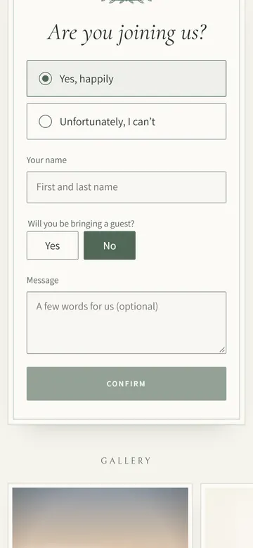 Example invitation in the Botanical design: Brit Milah