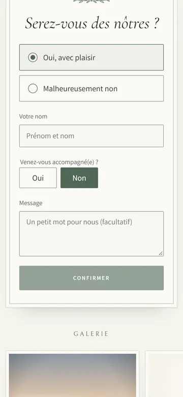 Exemple d’invitation, modèle Botanique : Brit Mila